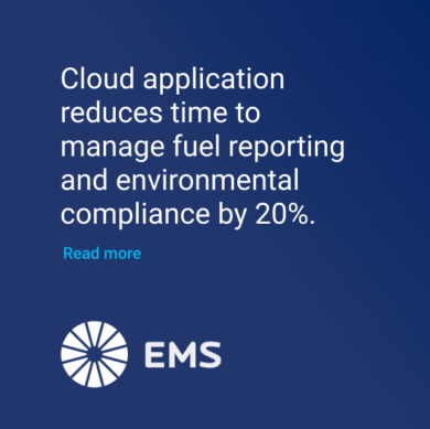 EMS Cloud application for fuel reporting and compliance