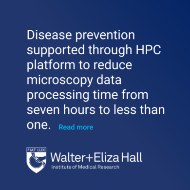 Walter + Eliza Hall HPC platform for disease prevention